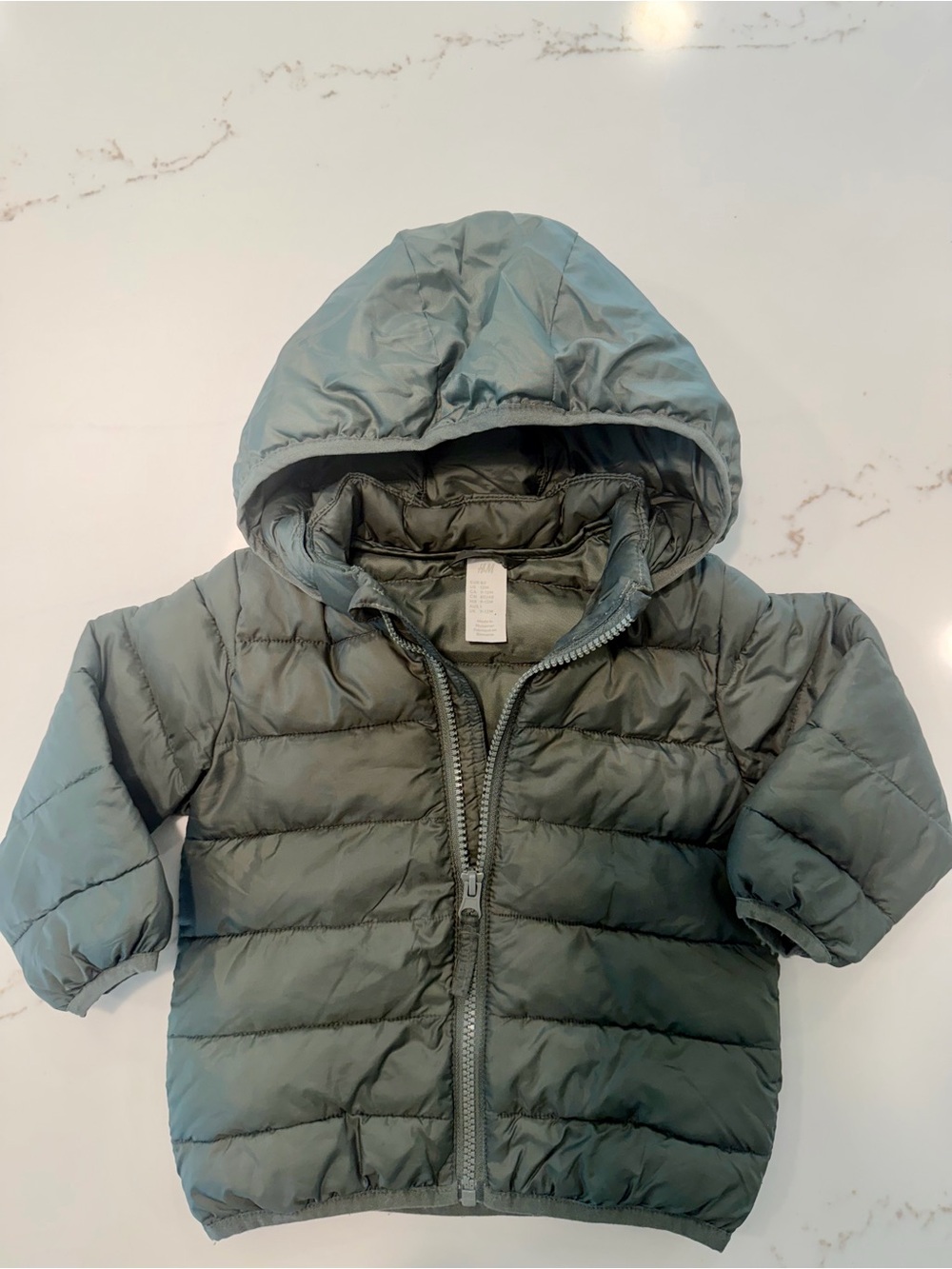 H&M Kids Puffer Jacket - Forest Green